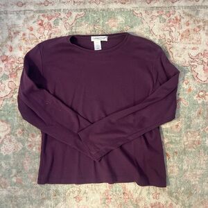 Vintage cold water creek purple Long Sleeve Top